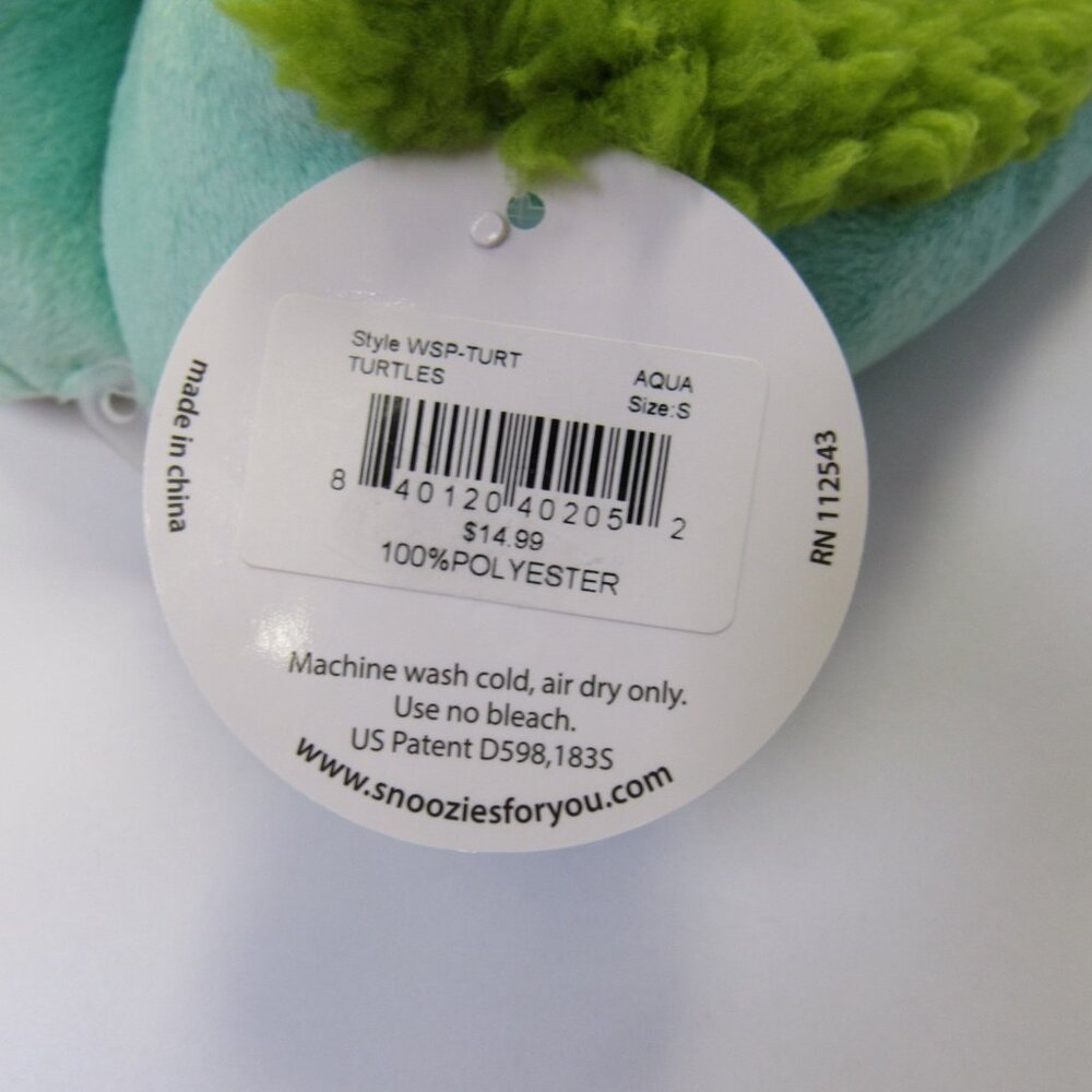Women's Size 5/6 Small Snoozies! Save The Turtles Print Pairables Slippers NEW - Picture 3 of 6